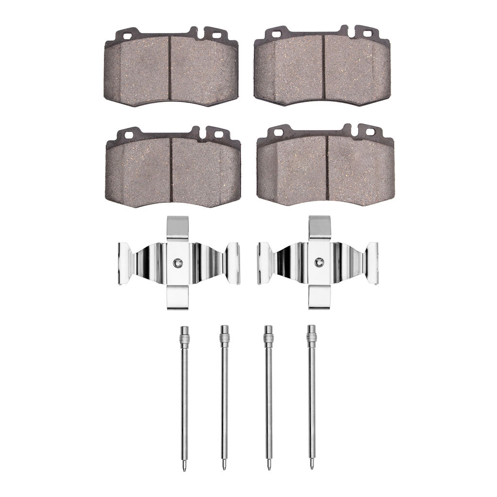 Dynamic Friction 1311-0847-02 - 3000 Semi-Metallic Brake Pads With Hardware