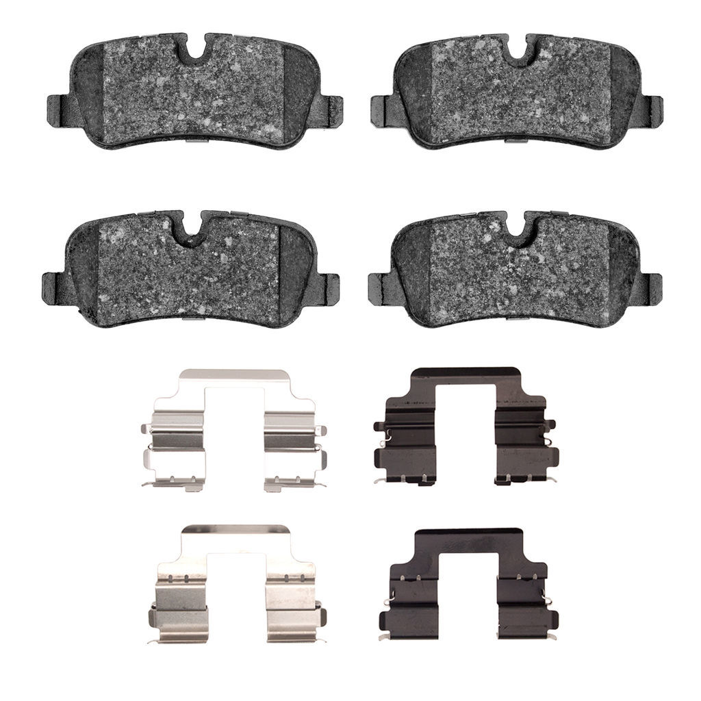 Dynamic Friction 1311-1099-01 - 3000 Semi-Metallic Brake Pads With Hardware