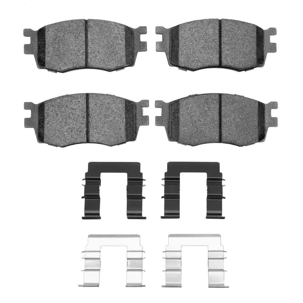 Dynamic Friction 1311-1156-02 - 3000 Semi-Metallic Brake Pads With Hardware