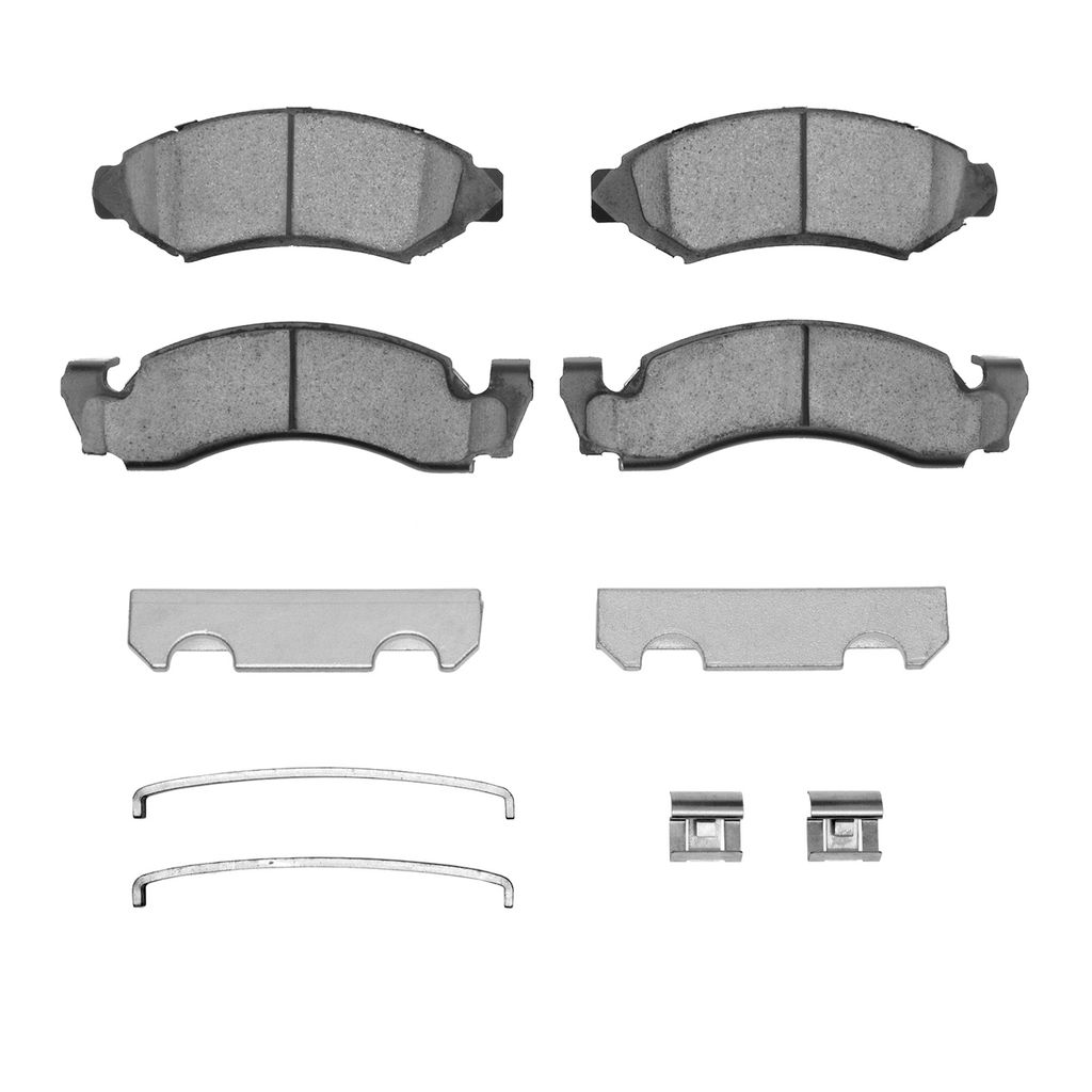 Dynamic Friction 1400-0050-01 - Ultimate Truck Duty Performance Brake Pads With Hardware