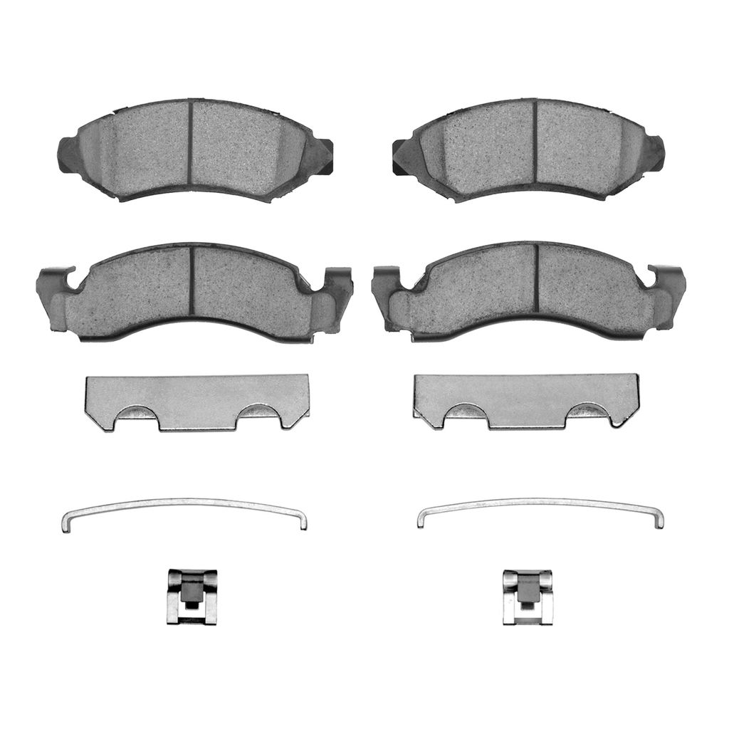 Dynamic Friction 1400-0050-02 - Ultimate Truck Duty Performance Brake Pads With Hardware