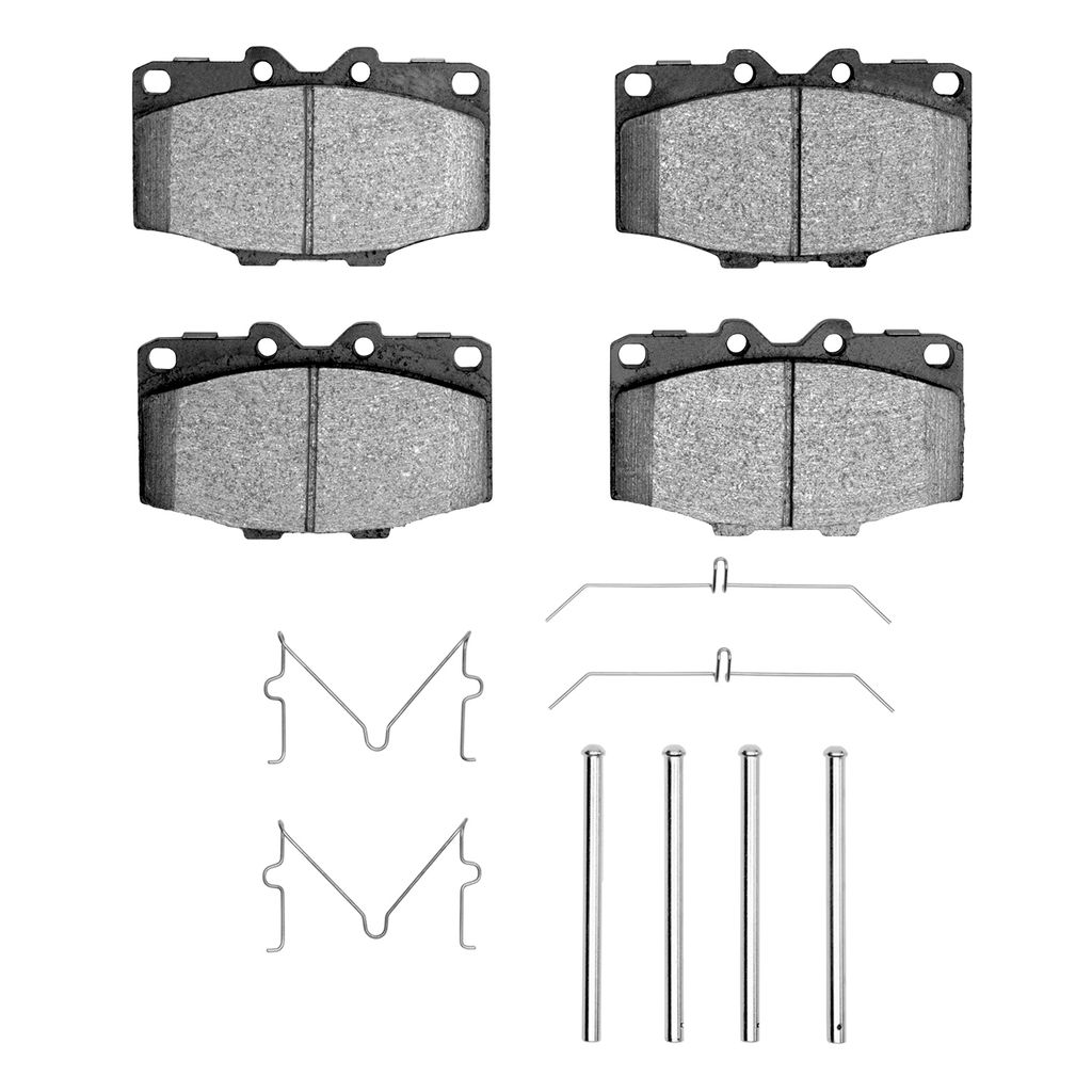 Dynamic Friction 1400-0137-01 - Ultimate Truck Duty Performance Brake Pads With Hardware