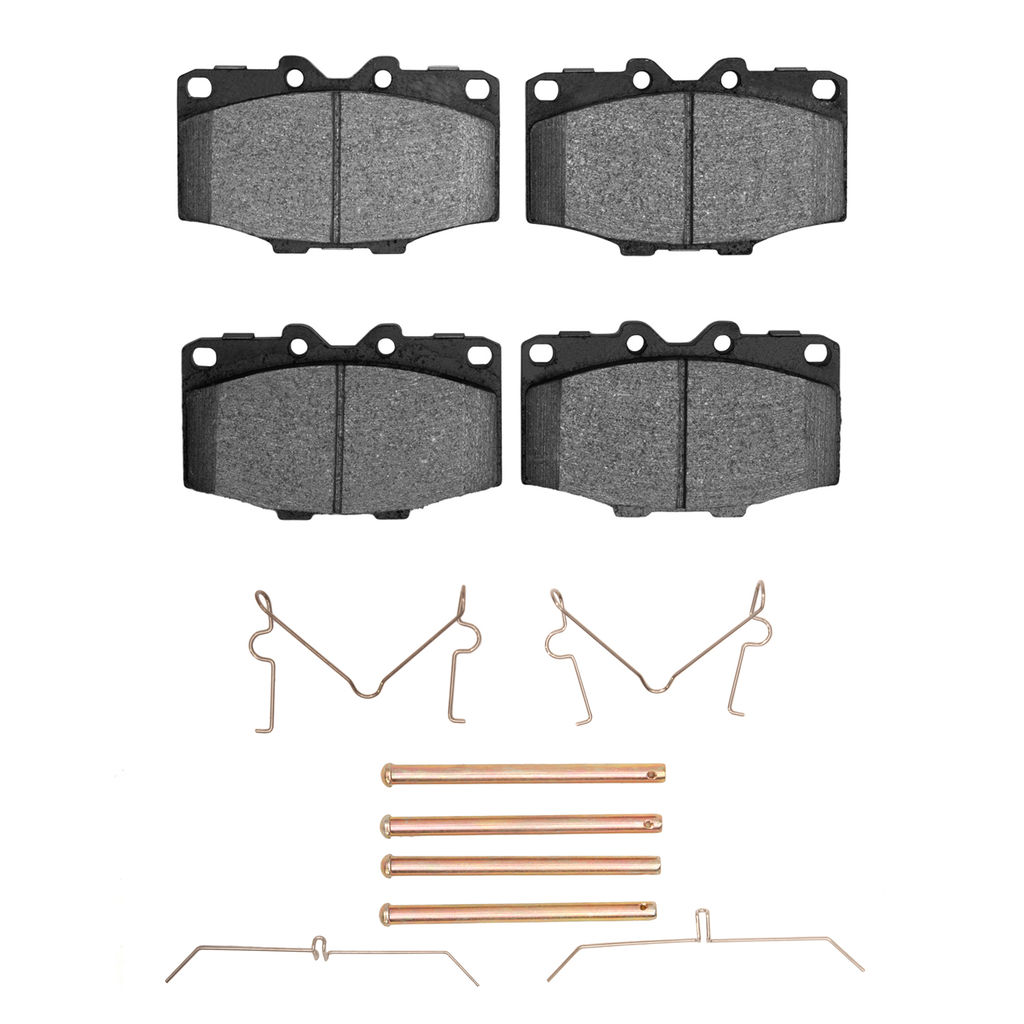 Dynamic Friction 1400-0137-02 - Ultimate Truck Duty Performance Brake Pads With Hardware