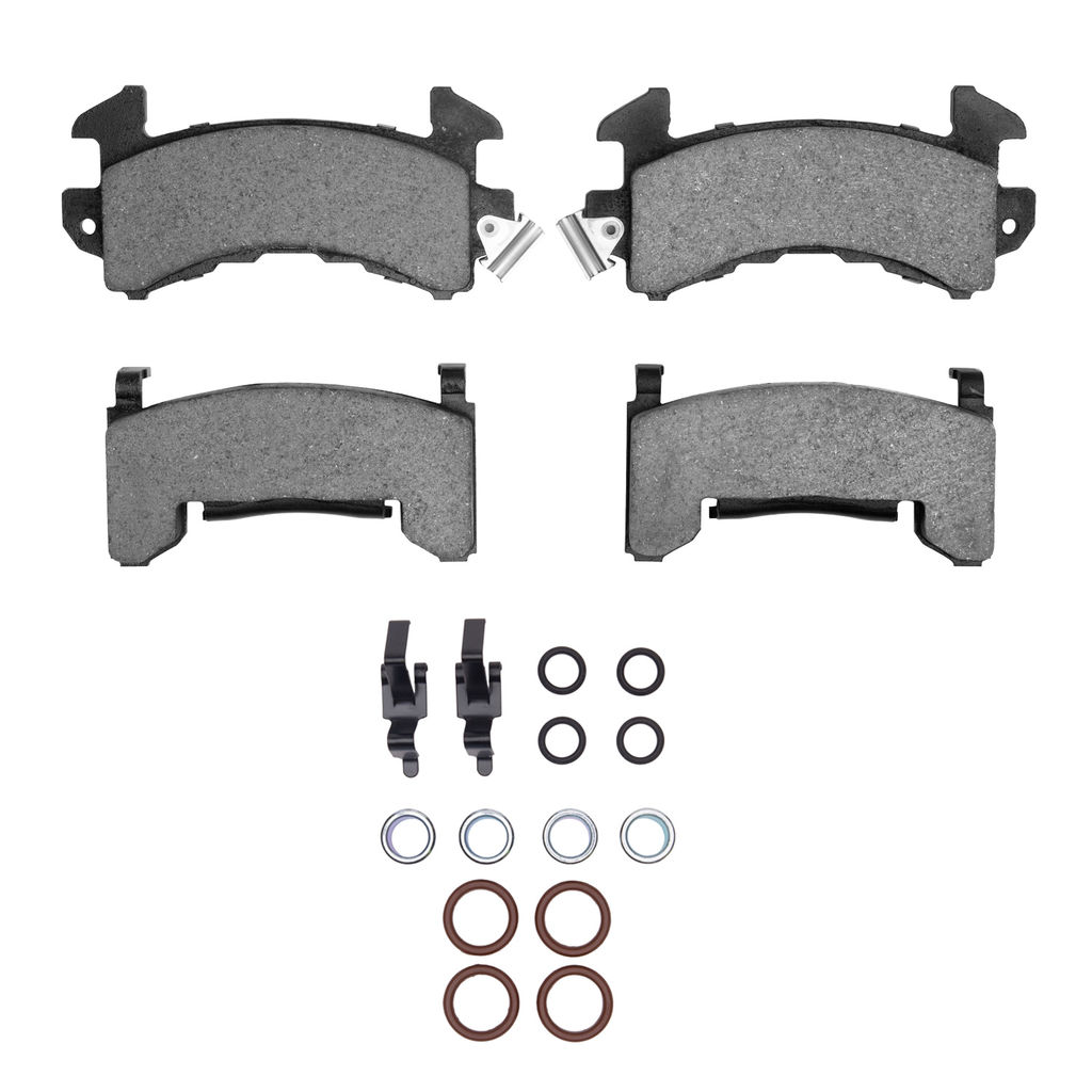 Dynamic Friction 1400-0154-01 - Ultimate Truck Duty Performance Brake Pads With Hardware