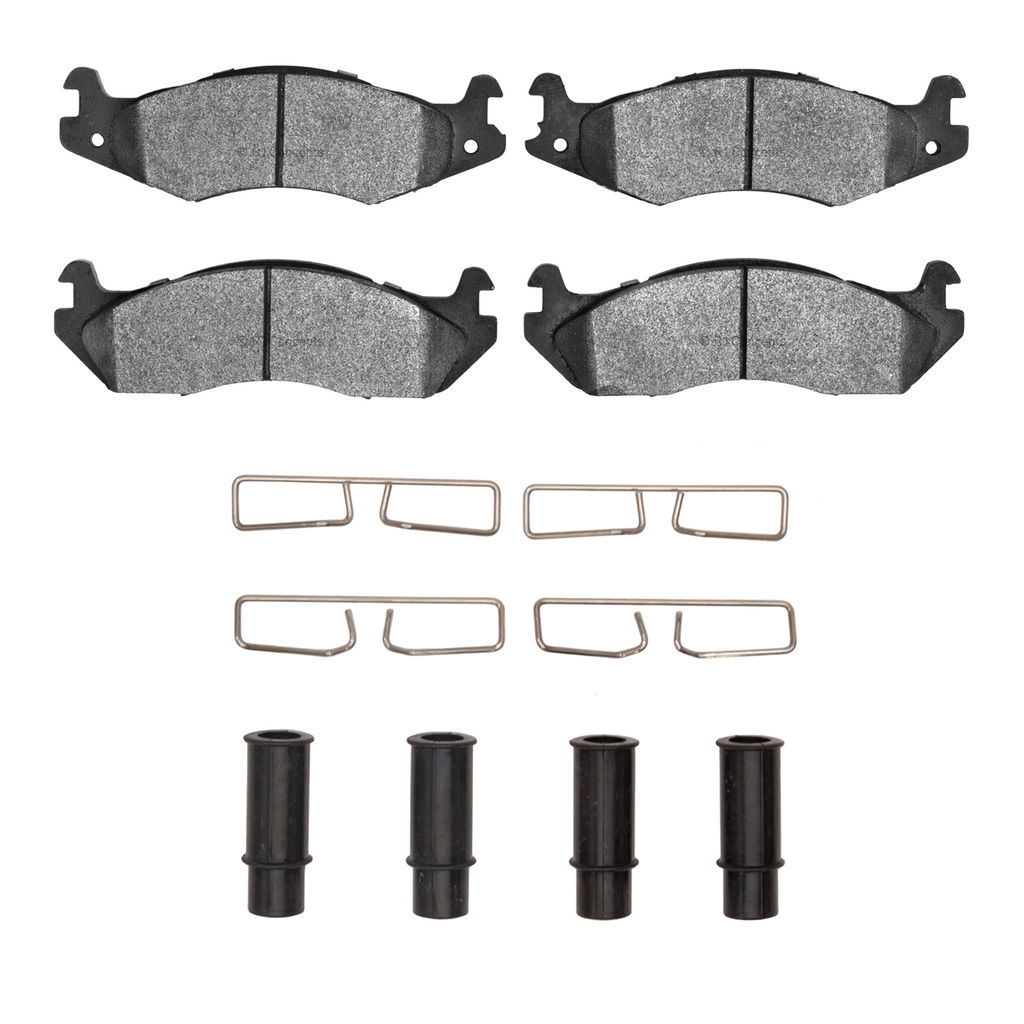 Dynamic Friction 1400-0203-01 - Ultimate Truck Duty Performance Brake Pads With Hardware