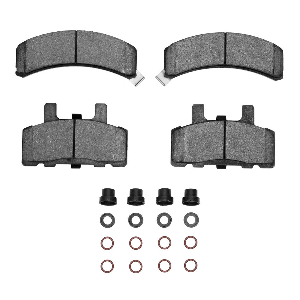 Dynamic Friction 1400-0369-01 - Ultimate Truck Duty Performance Brake Pads With Hardware