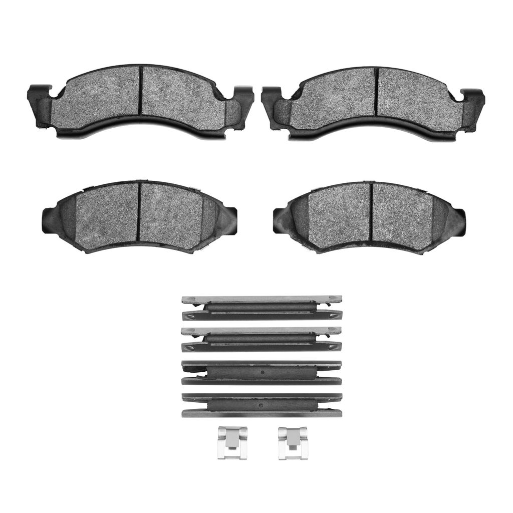 Dynamic Friction 1400-0375-01 - Ultimate Truck Duty Performance Brake Pads With Hardware