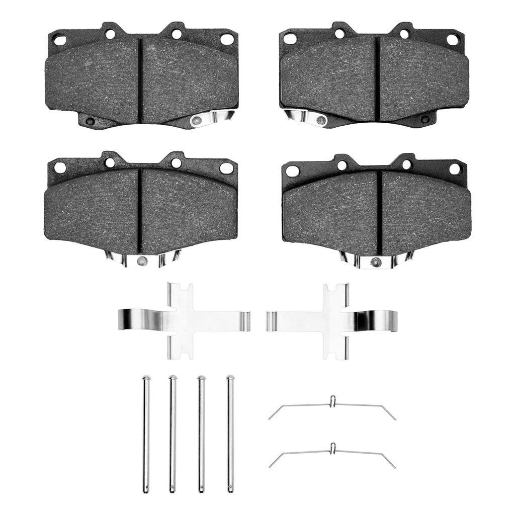 Dynamic Friction 1400-0436-01 - Ultimate Truck Duty Performance Brake Pads With Hardware