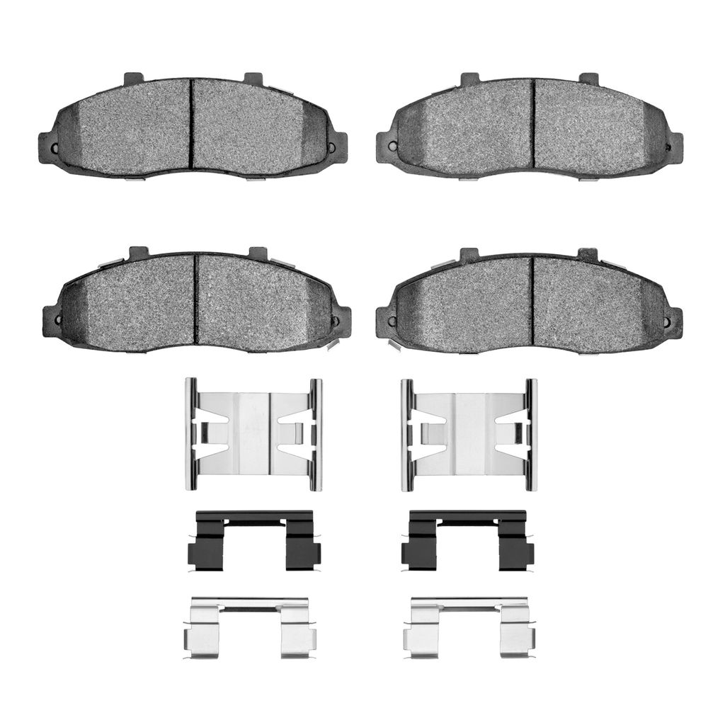 Dynamic Friction 1400-0679-01 - Ultimate Truck Duty Performance Brake Pads With Hardware