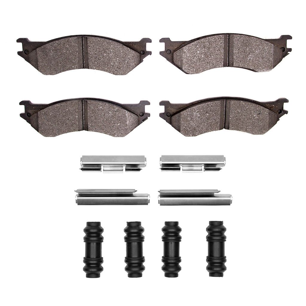 Dynamic Friction 1400-0702-01 - Ultimate Truck Duty Performance Brake Pads With Hardware