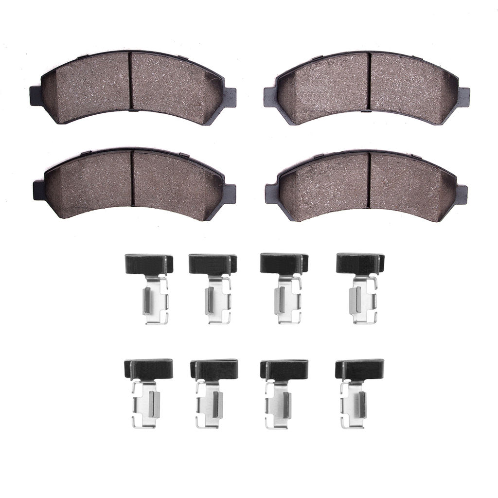Dynamic Friction 1400-0726-01 - Ultimate Truck Duty Performance Brake Pads With Hardware