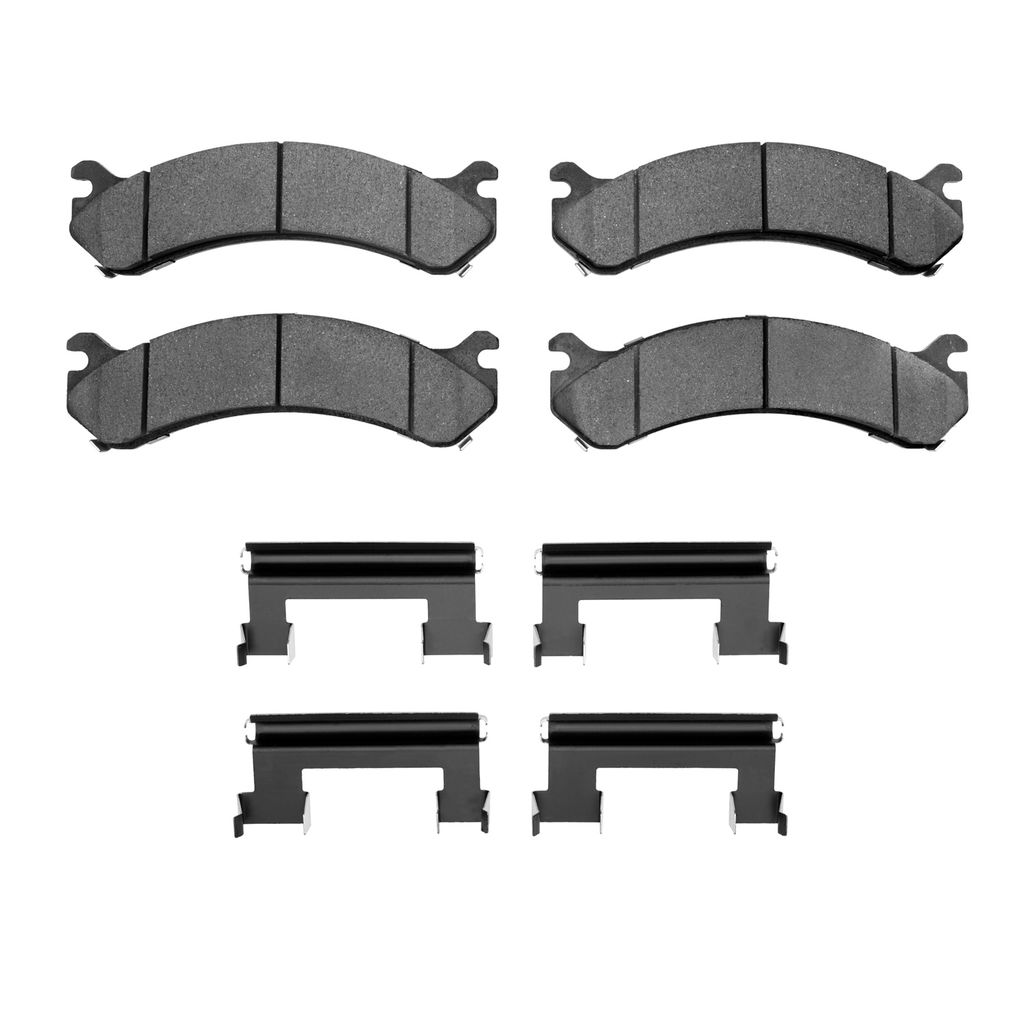 Dynamic Friction 1400-0784-01 - Ultimate Truck Duty Performance Brake Pads With Hardware