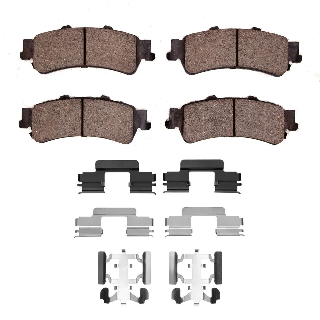 Dynamic Friction 1400-0792-02 - Ultimate Truck Duty Performance Brake Pads With Hardware
