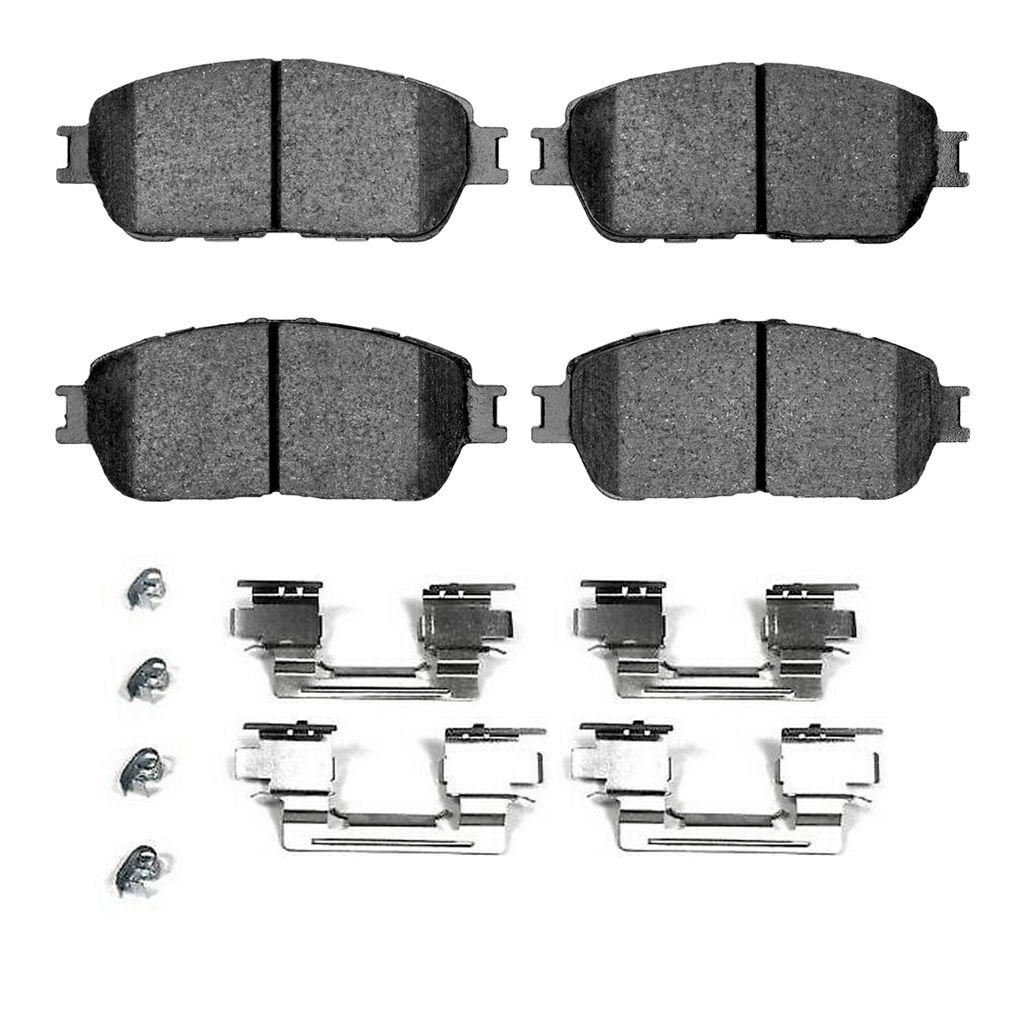 Dynamic Friction 1400-0906-11 - Ultimate Truck Duty Performance Brake Pads With Hardware