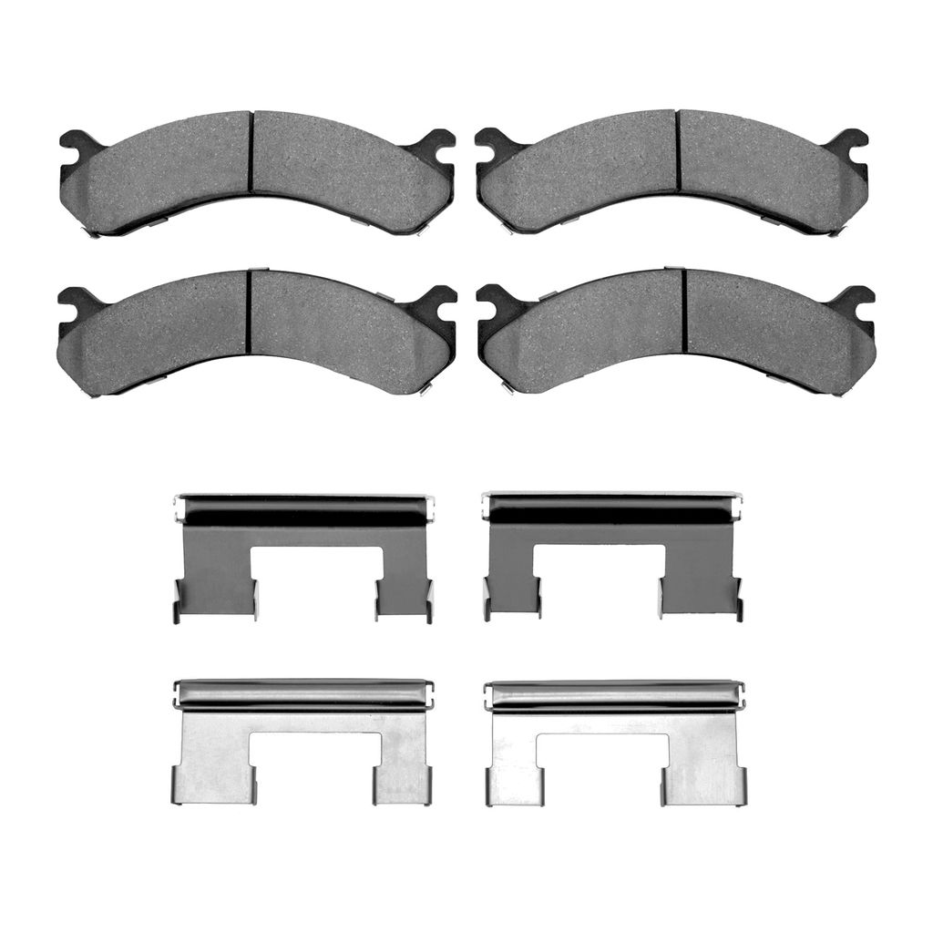 Dynamic Friction 1400-0909-01 - Ultimate Truck Duty Performance Brake Pads With Hardware