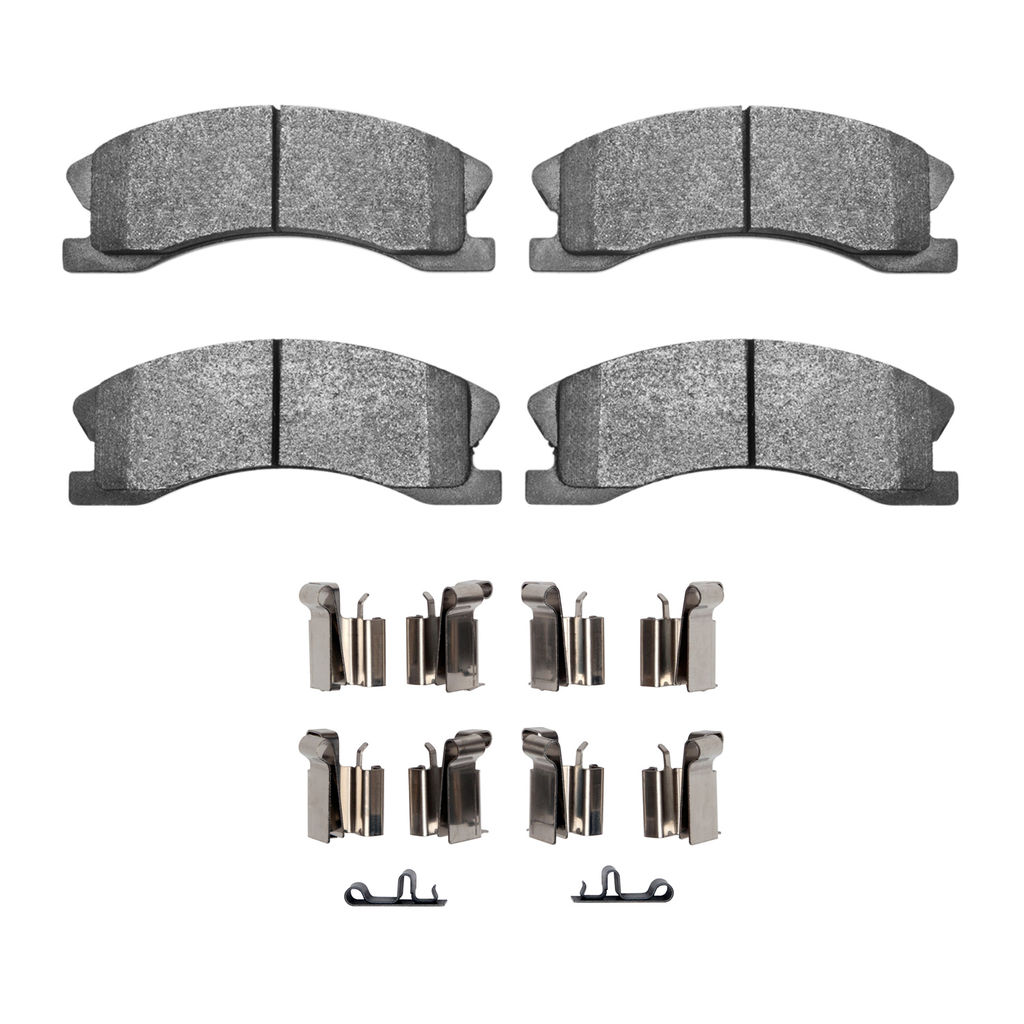 Dynamic Friction 1400-0945-01 - Ultimate Truck Duty Performance Brake Pads With Hardware