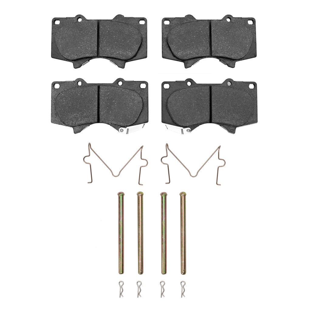 Dynamic Friction 1400-0976-01 - Ultimate Truck Duty Performance Brake Pads With Hardware