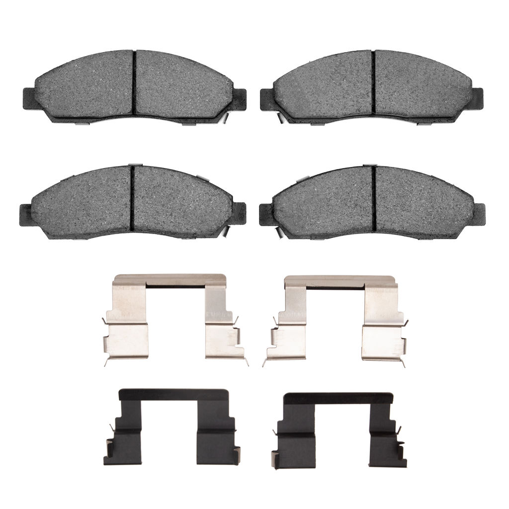 Dynamic Friction 1400-1039-01 - Ultimate Truck Duty Performance Brake Pads With Hardware