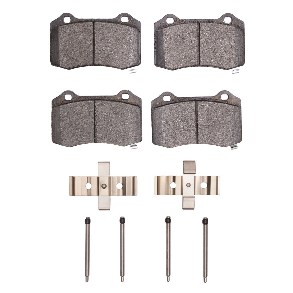 Dynamic Friction 1400-1053-01 - Ultimate Truck Duty Performance Brake Pads With Hardware