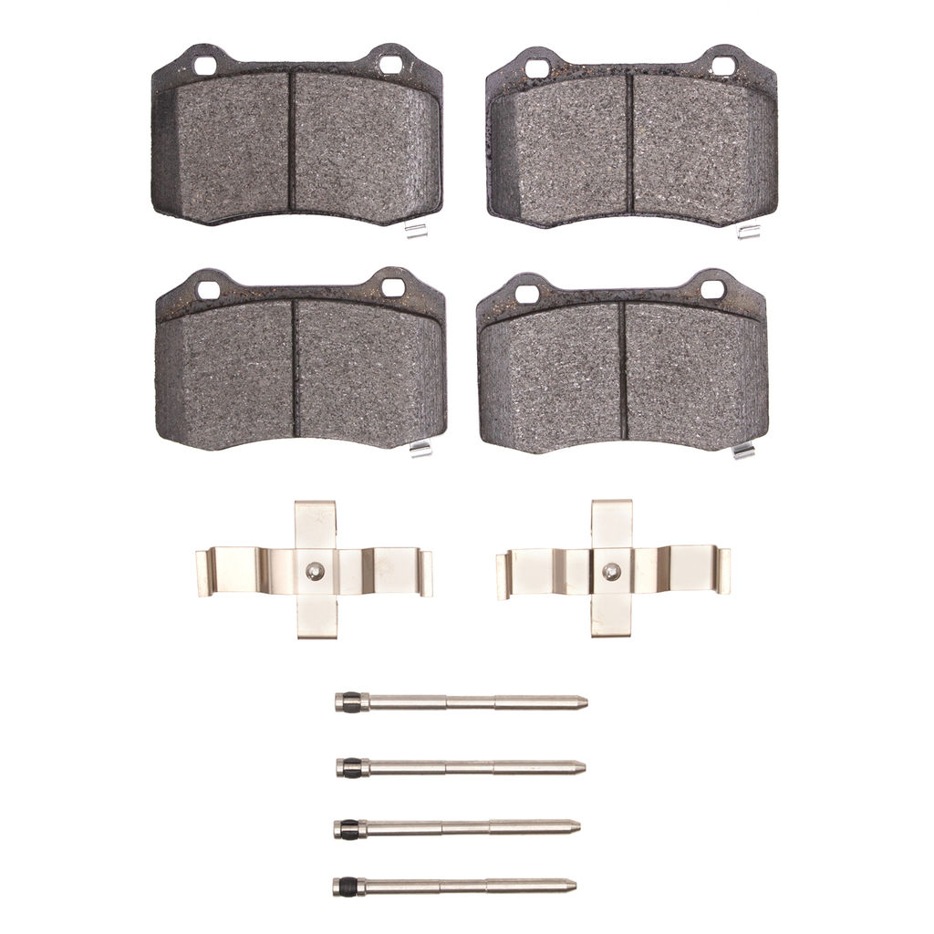 Dynamic Friction 1400-1053-02 - Ultimate Truck Duty Performance Brake Pads With Hardware