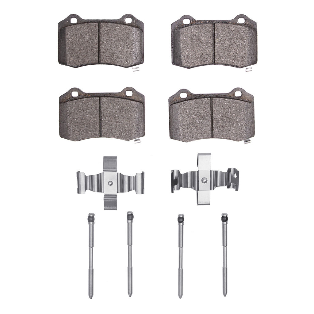 Dynamic Friction 1400-1053-03 - Ultimate Truck Duty Performance Brake Pads With Hardware