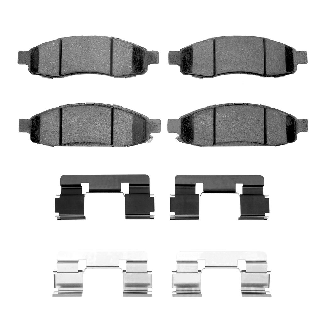 Dynamic Friction 1400-1183-01 - Ultimate Truck Duty Performance Brake Pads With Hardware