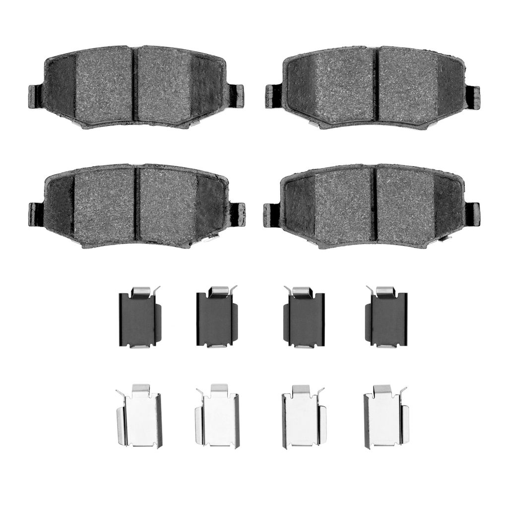 Dynamic Friction 1400-1274-01 - Ultimate Truck Duty Performance Brake Pads With Hardware