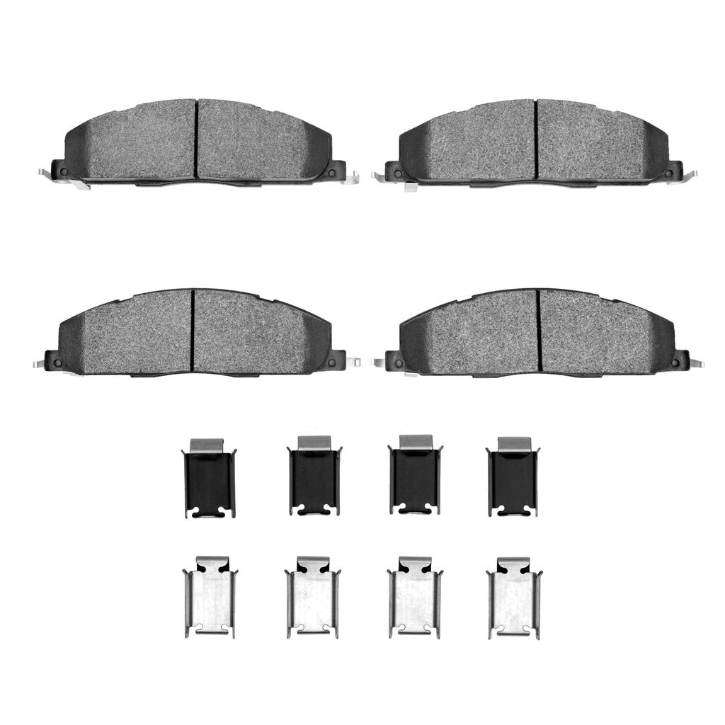 Dynamic Friction 1400-1400-01 - Ultimate Truck Duty Performance Brake Pads With Hardware