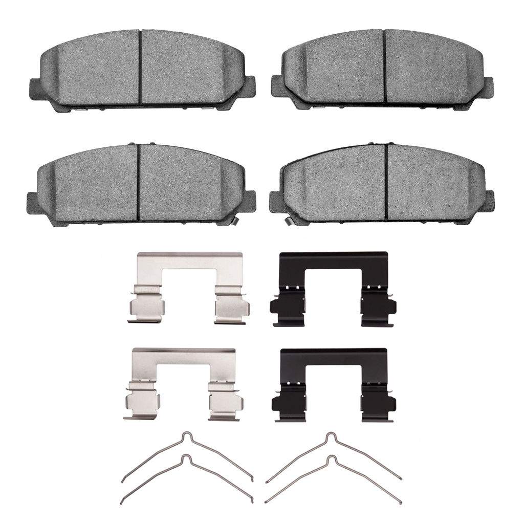Dynamic Friction 1400-1509-01 - Ultimate Truck Duty Performance Brake Pads With Hardware