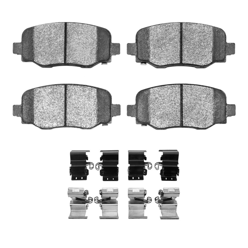 Dynamic Friction 1400-1734-01 - Ultimate Truck Duty Performance Brake Pads With Hardware