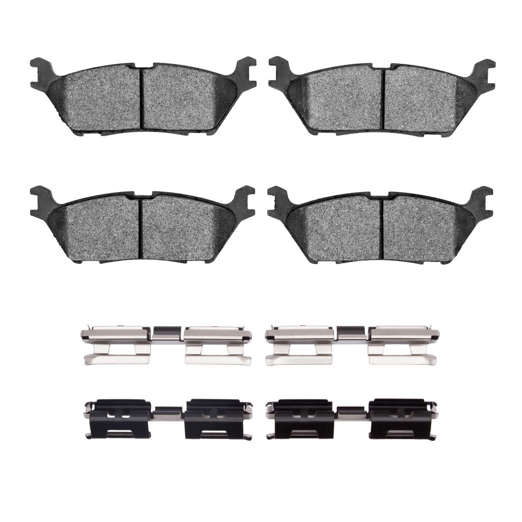 Dynamic Friction 1400-1790-01 - Ultimate Truck Duty Performance Brake Pads With Hardware