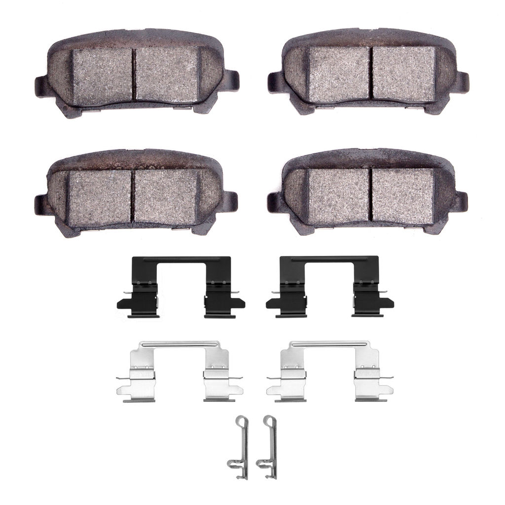 Dynamic Friction 1400-1806-01 - Ultimate Truck Duty Performance Brake Pads With Hardware