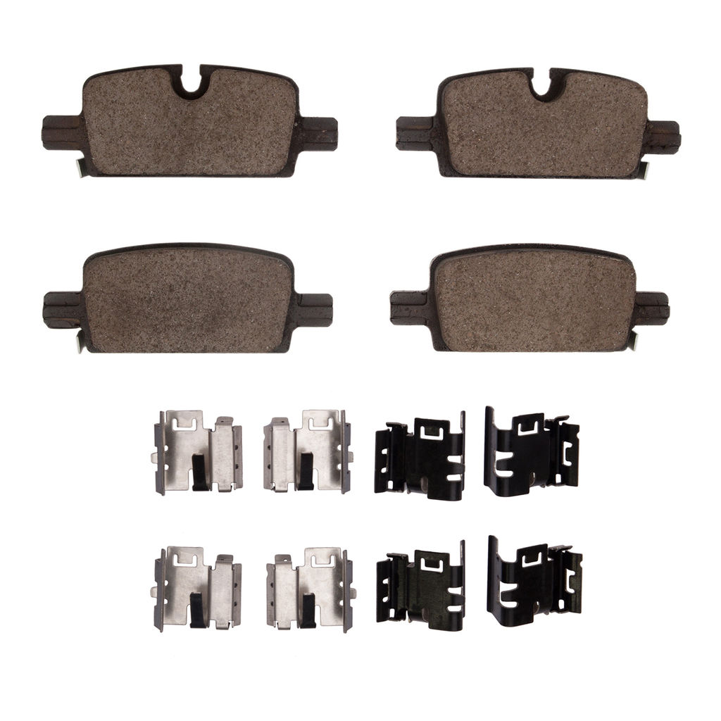 Dynamic Friction 1400-2174-01 - Ultimate Truck Duty Performance Brake Pads With Hardware