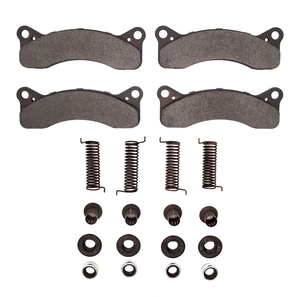 Dynamic Friction 1551-0020-02 - 5000 Advanced Semi Metallic Brake Pads With Hardware