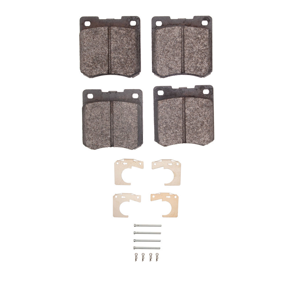 Dynamic Friction 1551-0051-01 - 5000 Advanced Semi Metallic Brake Pads With Hardware