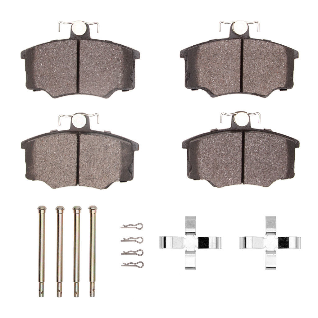 Dynamic Friction 1551-0147-01 - 5000 Advanced Semi Metallic Brake Pads With Hardware
