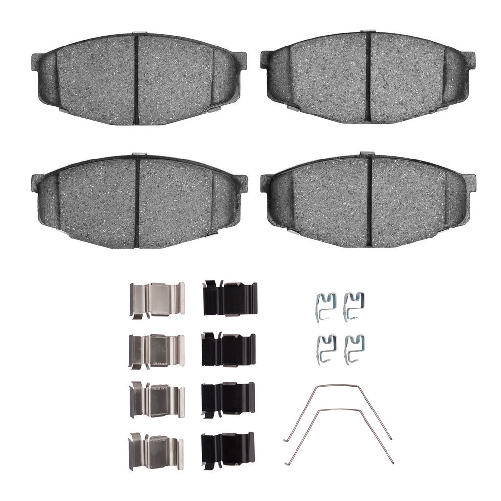 Dynamic Friction 1551-0207-01 - 5000 Advanced Ceramic Brake Pads With Hardware