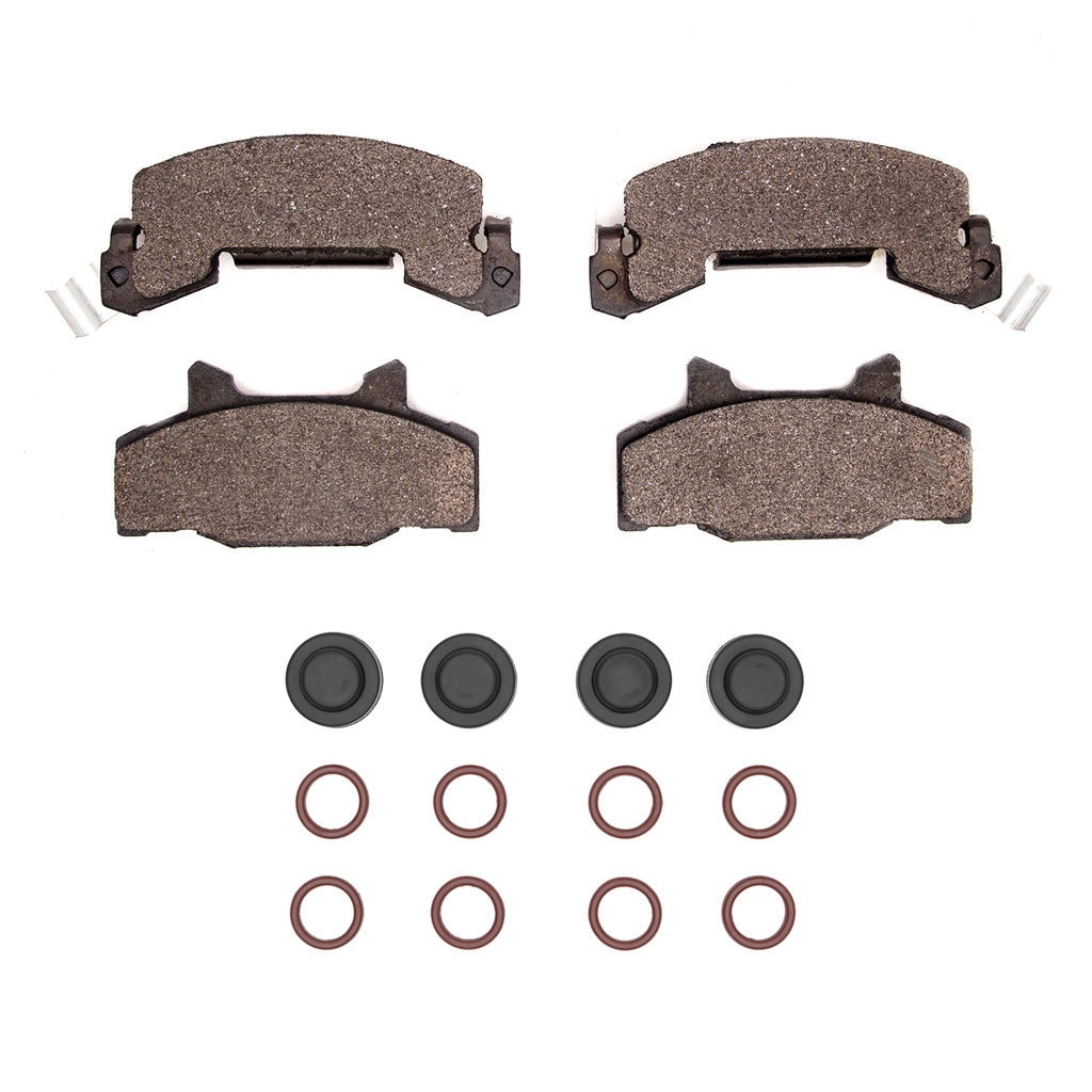 Dynamic Friction 1551-0214-01 - 5000 Advanced Semi Metallic Brake Pads With Hardware