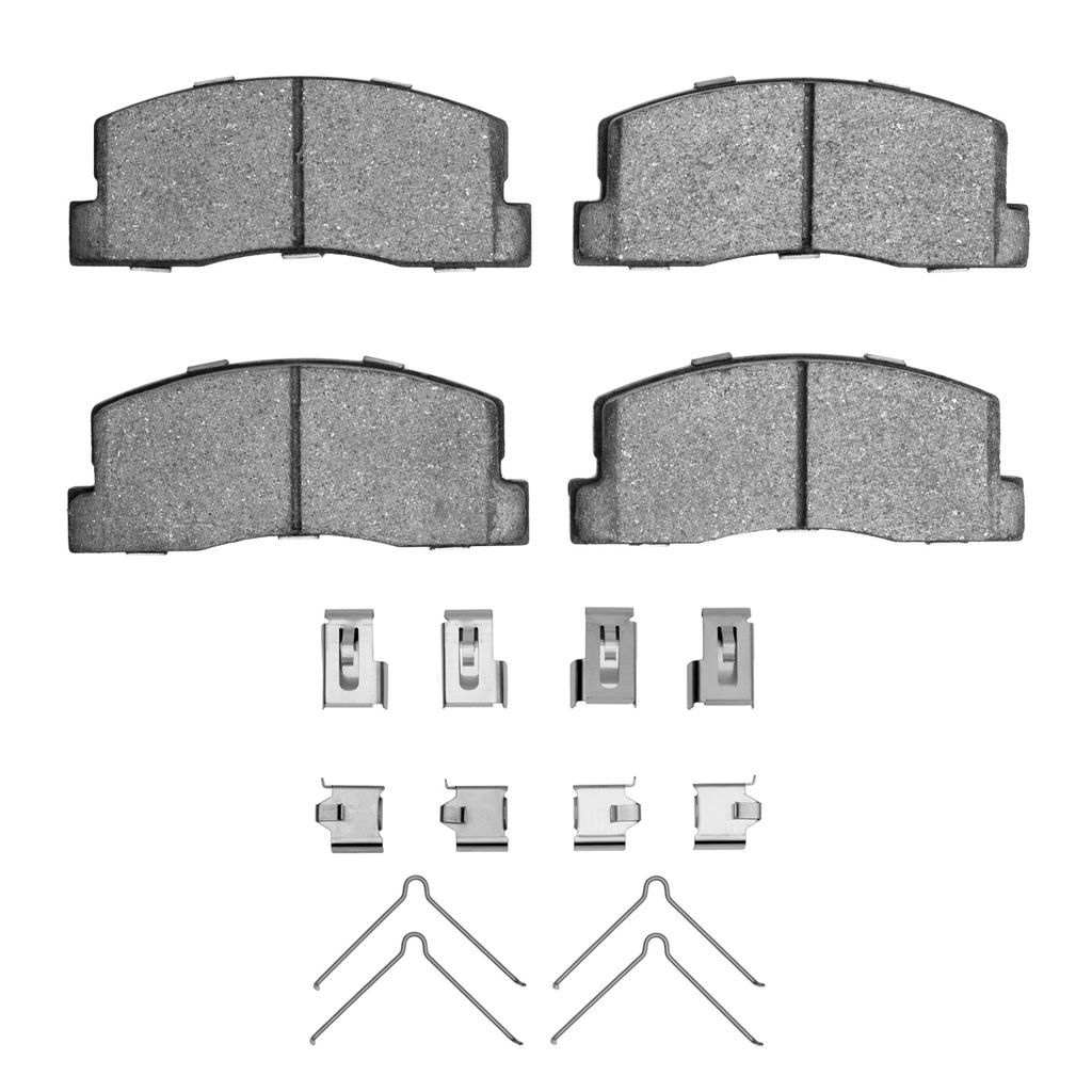 Dynamic Friction 1551-0223-01 - 5000 Advanced Ceramic Brake Pads With Hardware