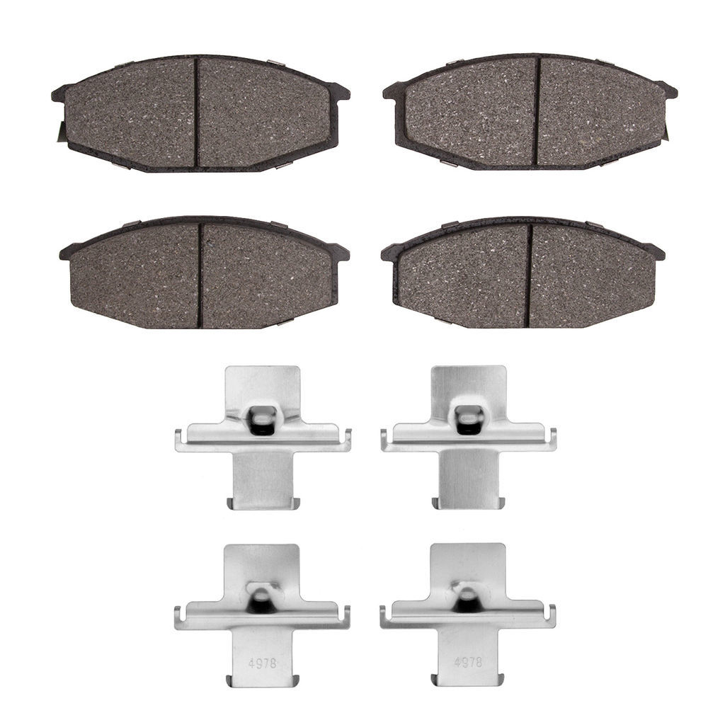 Dynamic Friction 1551-0229-01 - 5000 Advanced Semi Metallic Brake Pads With Hardware