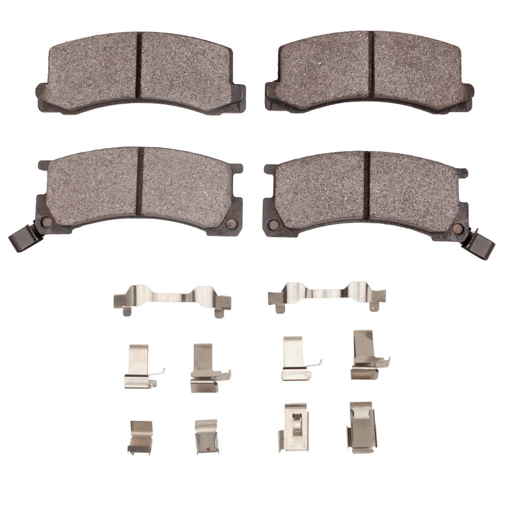 Dynamic Friction 1551-0240-01 - 5000 Advanced Semi Metallic Brake Pads With Hardware