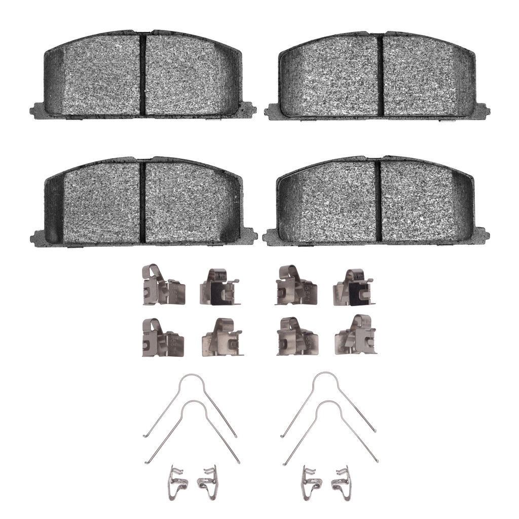 Dynamic Friction 1551-0242-01 - 5000 Advanced Ceramic Brake Pads With Hardware