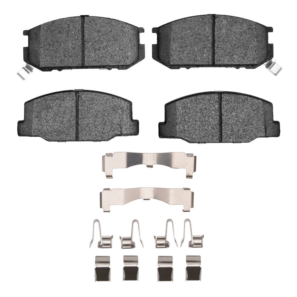 Dynamic Friction 1551-0245-01 - 5000 Advanced Ceramic Brake Pads With Hardware