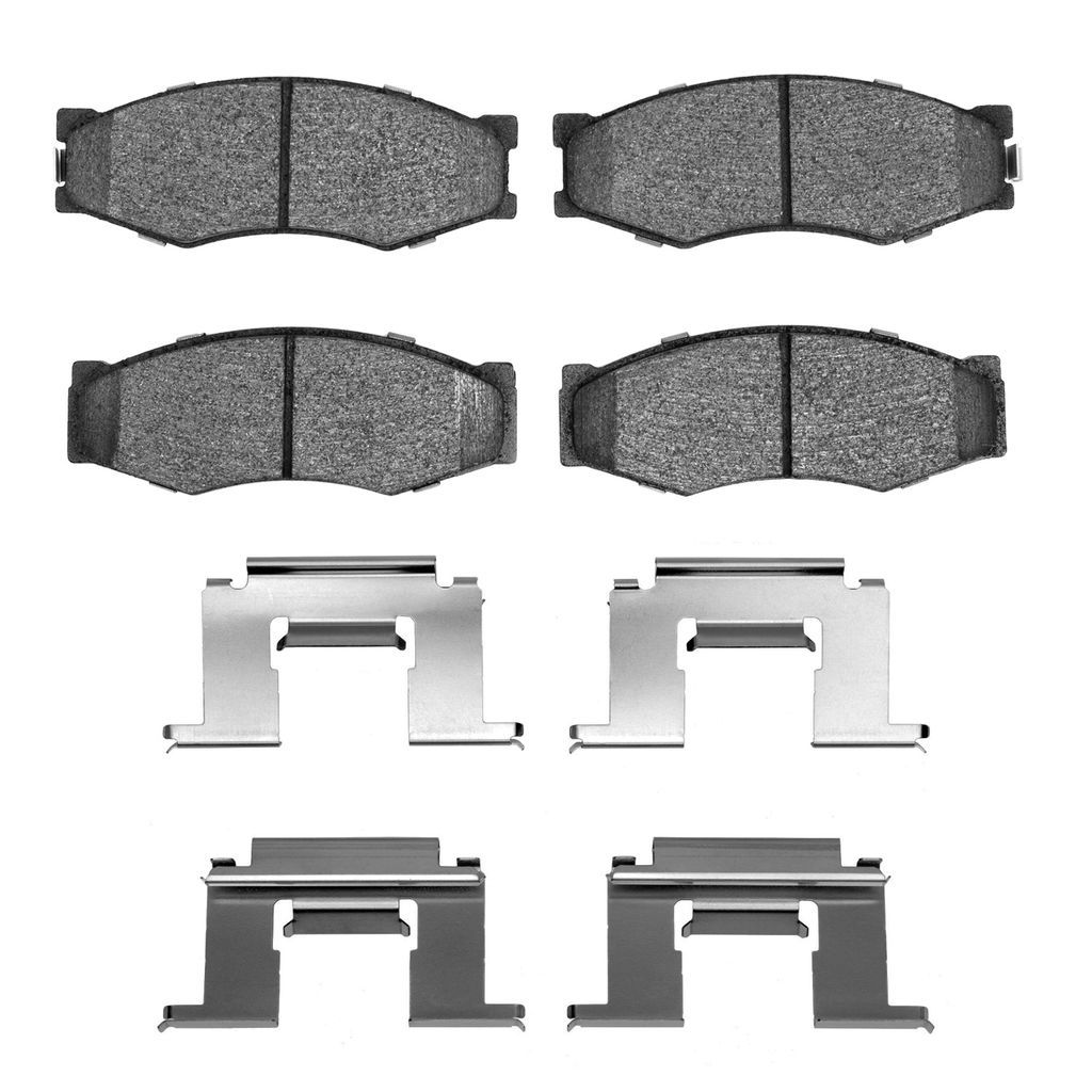 Dynamic Friction 1551-0266-01 - 5000 Advanced Ceramic Brake Pads With Hardware