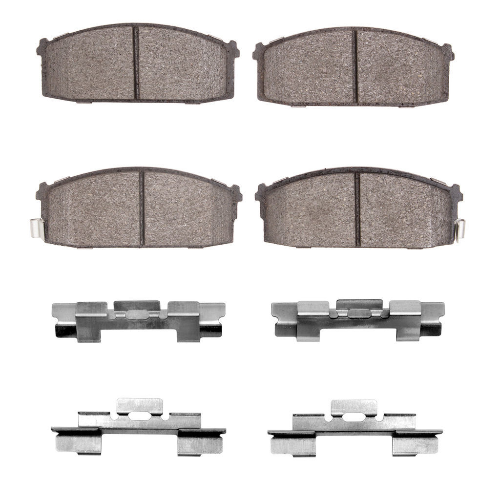 Dynamic Friction 1551-0274-01 - 5000 Advanced Semi Metallic Brake Pads With Hardware