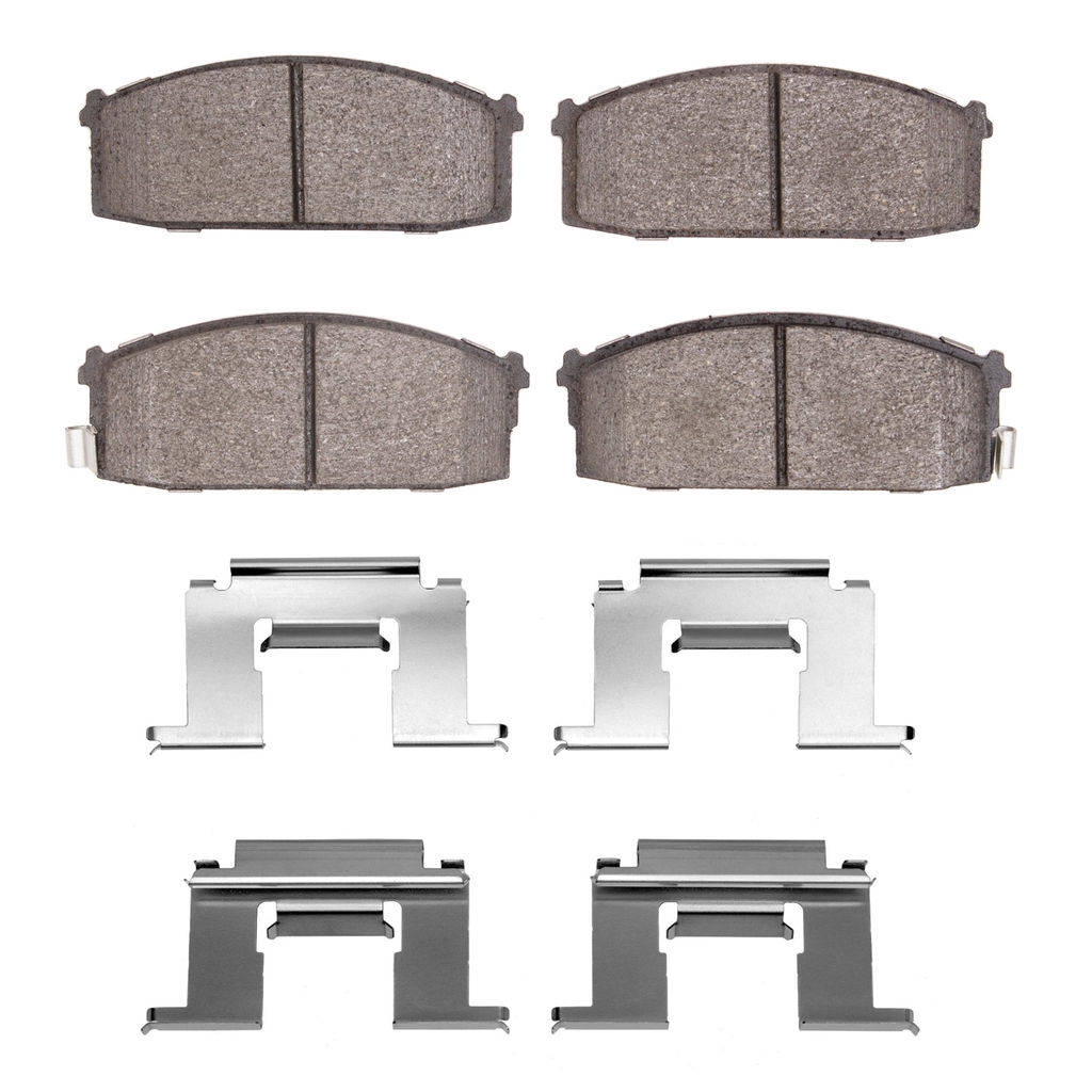 Dynamic Friction 1551-0274-02 - 5000 Advanced Semi Metallic Brake Pads With Hardware