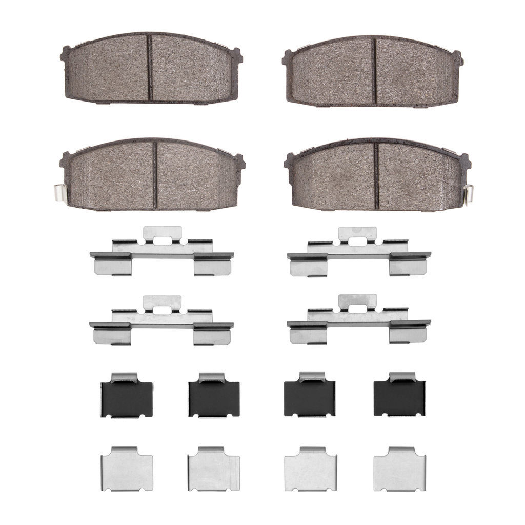 Dynamic Friction 1551-0274-03 - 5000 Advanced Semi Metallic Brake Pads With Hardware