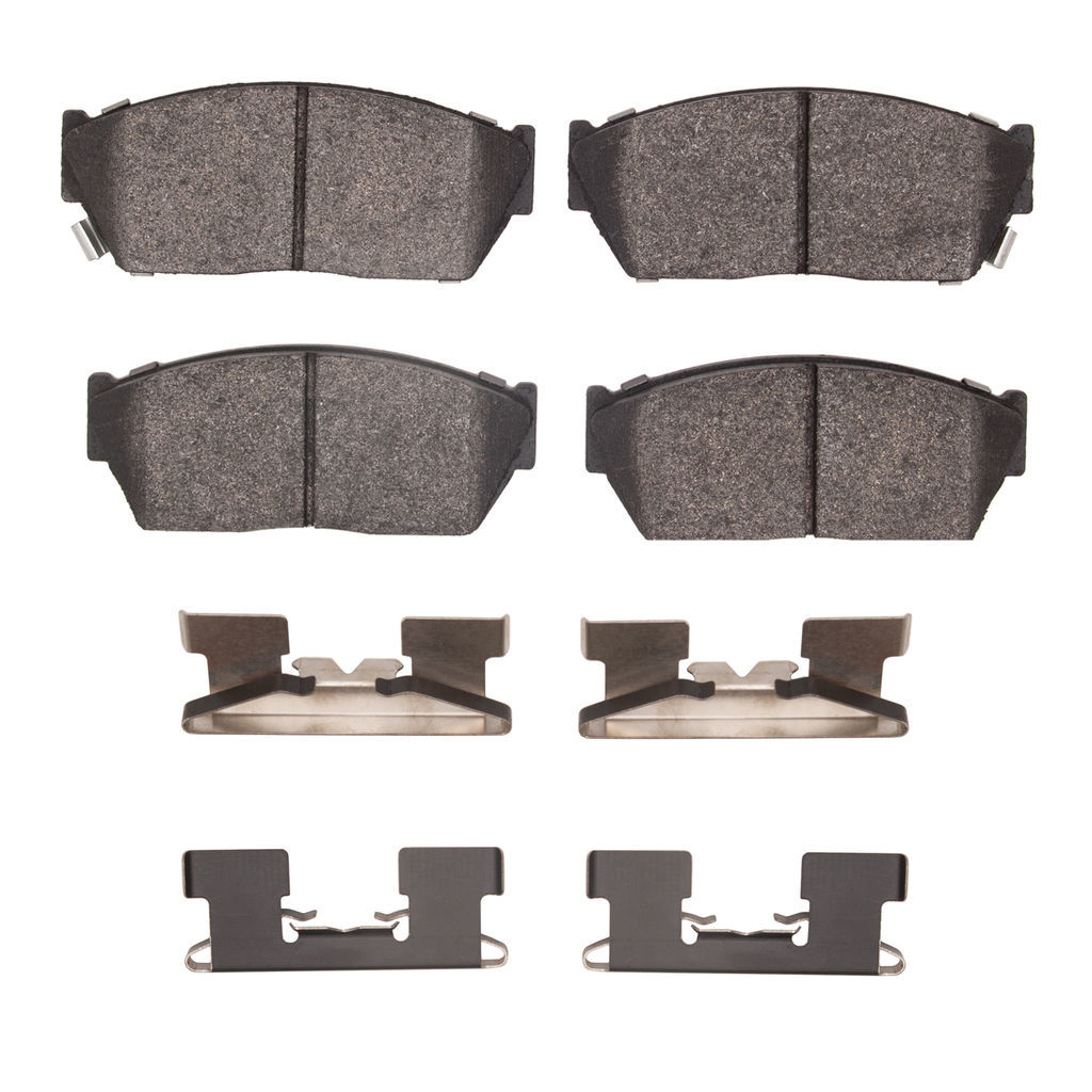 Dynamic Friction 1551-0276-01 - 5000 Advanced Semi Metallic Brake Pads With Hardware