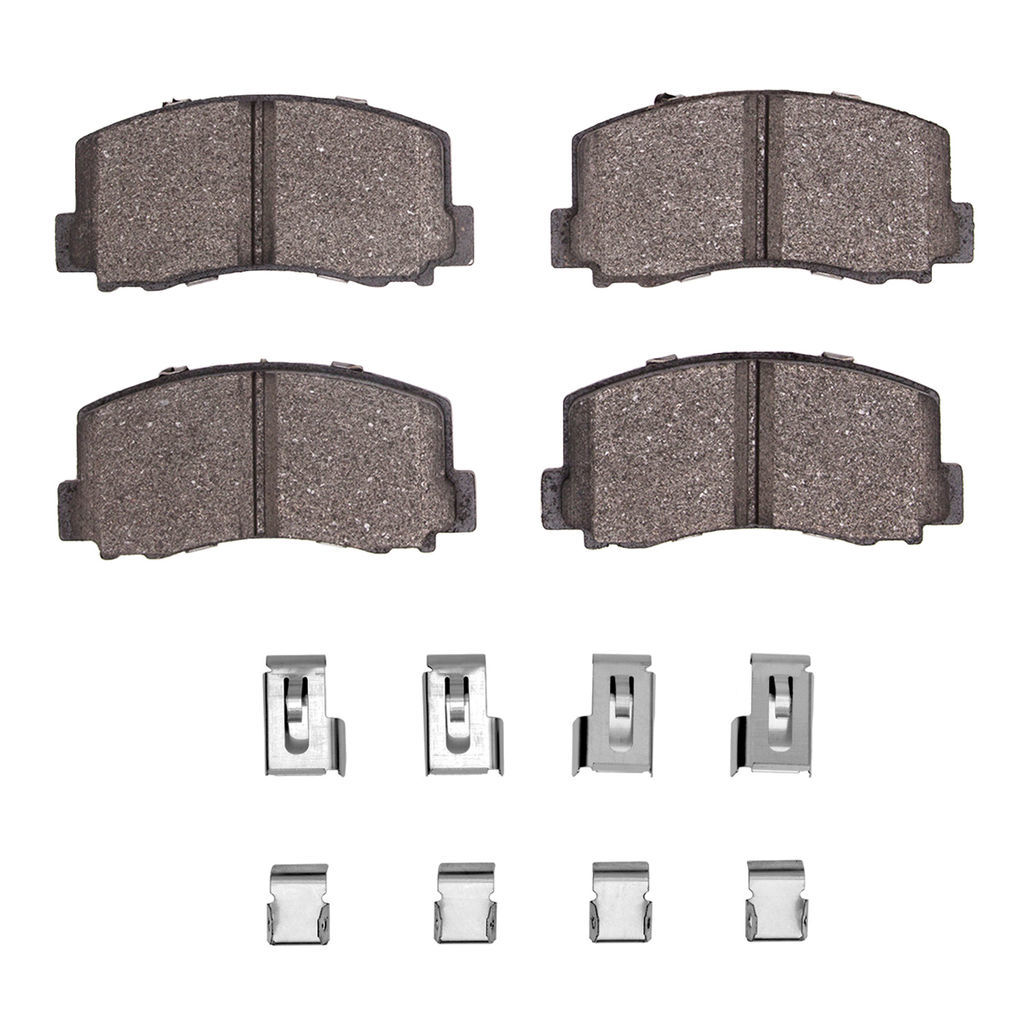 Dynamic Friction 1551-0284-01 - 5000 Advanced Semi Metallic Brake Pads With Hardware
