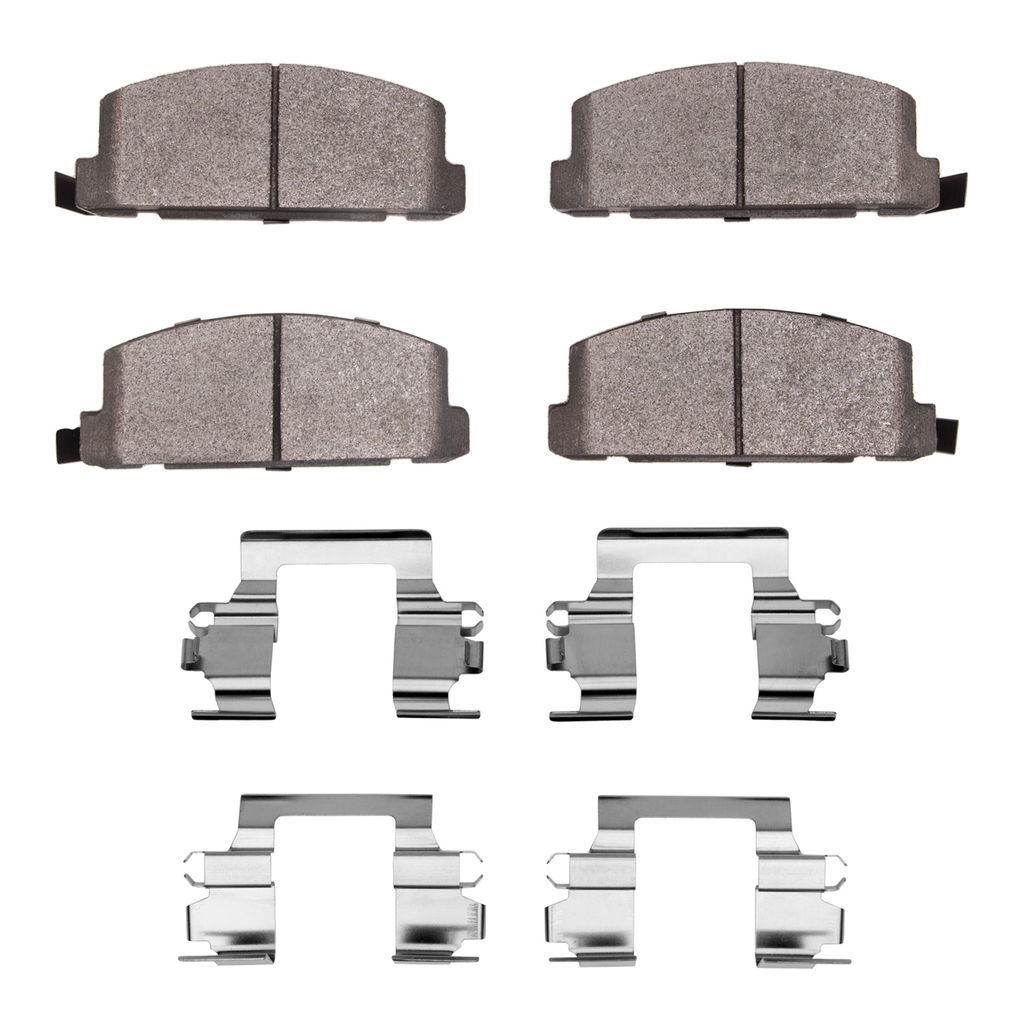 Dynamic Friction 1551-0285-02 - 5000 Advanced Semi Metallic Brake Pads With Hardware
